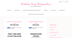 Desktop Screenshot of birthdaypartyphotographers.com