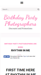 Mobile Screenshot of birthdaypartyphotographers.com